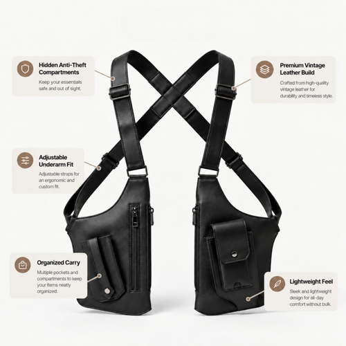 Nevenza™ Premium Leather Shoulder Bag